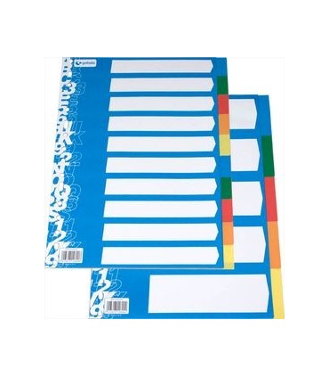 JUEGO SEPARADORES FOLIO 5 COLORES GRAFOPLAS