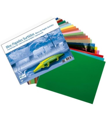 BLOC SADIPAL SURTIDO PAPELES BASICO 42 HOJAS