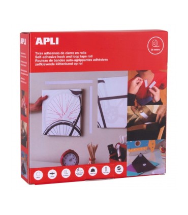 CINTA VELCRO BLANCA 2cm X 25metros 