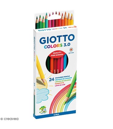 LAPICES COLORES GIOTTO 24 UNIDADES 3 0