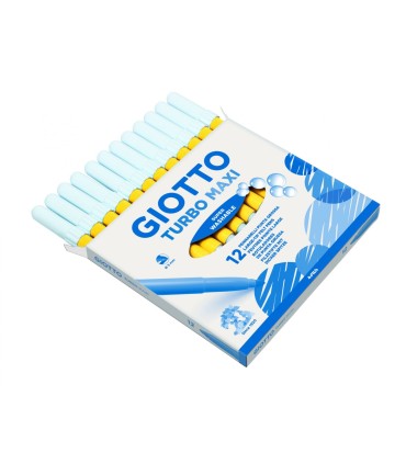 ROTULADOR TURBO GIOTTO MAXI AMARILLO OSCURO CAJA 12 UNIDADES
