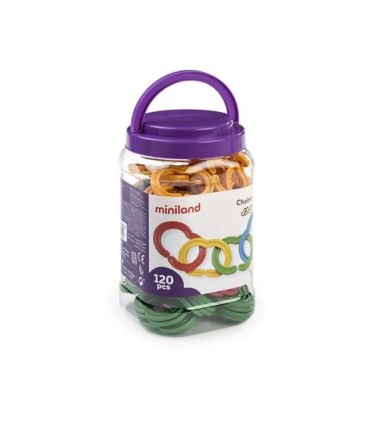 BOTE CADENAS 120 PIEZAS MINILAND