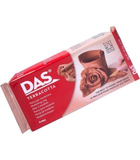 PASTA PARA MODELAR DAS TERRACOTA 1000gr  - SECADO EN 24h  - ENDURECIBLE AL AIRE
