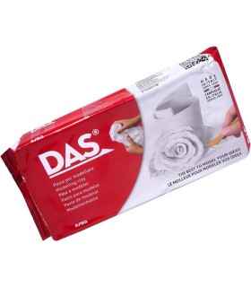 PASTA PARA MODELAR DAS BLANCO 1000gr  - SECADO EN 24h  - ENDURECIBLE AL AIRE