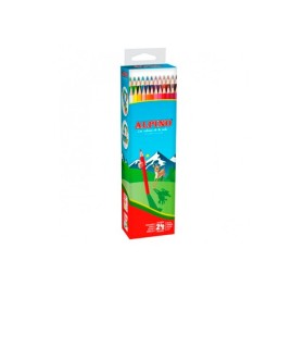 LAPICES ALPINO FLIPBOX CAJA CARTON 24 COLORES