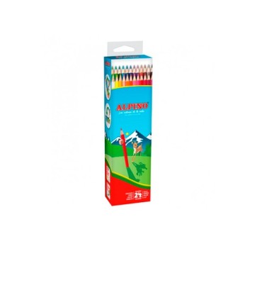 LAPICES ALPINO FLIPBOX CAJA CARTON 24 COLORES
