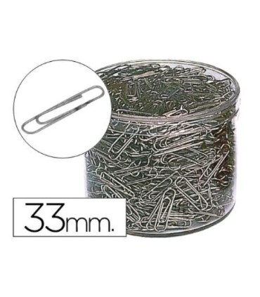 CLIPS NIQUELADOS Nº2 BOTE 1000 UNIDADES