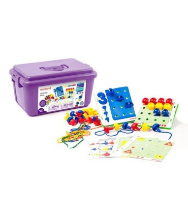 JUEGO MATEMATICO ACTIVITY PINS 144 PIEZAS MINILAND
