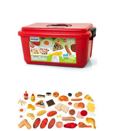 SET DE JUGUETE COMIDA RAPIDA 52PCS