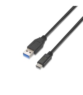 CABLE USB 3 1 GEN 2 AISENS 10 GBPS 3A NEGRO - USB MACHO - USB TIPO C MACHO - 1 METRO