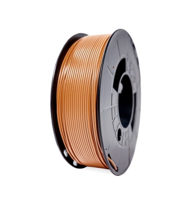 FILAMENTO 3D PLA MARRON - DIAMETRO 1,75mm - BOBINA 1kg