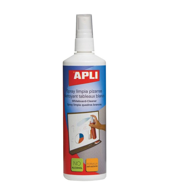 LIMPIADOR SPRAY PIZARRA BLANCAS 250ML APLI 