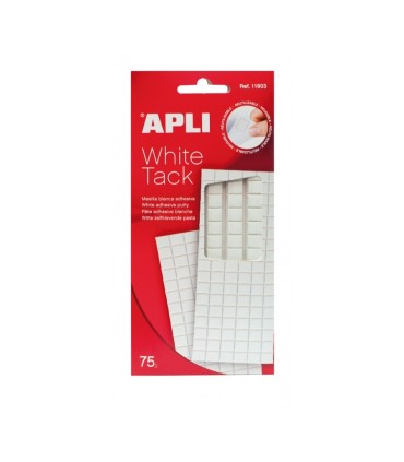 MASILLA ADHESIVA BLANCA 75gr WHITE TACK APLI