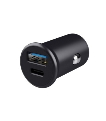 CARGADOR DE COCHE TRUST MAXO 38W - 2 PUERTOS DE CARGA RAPIDA - 1 USB-A + 1 USB-C