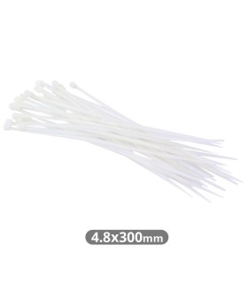 PACK 25 BRIDAS NYLON NATURAL GSC 300x4 8mm