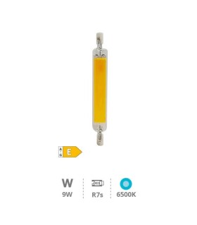 BOMBILLA LINEAL LED COB R7S GSC 118mm 9W LUZ BLANCA 6000K 1100 LUMENES