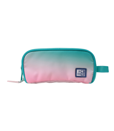 ESTUCHE 3 CREMALLERAS OXFORD GRADIENT OCEAN CON KANGURO