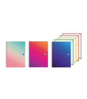 CUADERNO OXFORD A5 EUROPEANBOOK GRADIENT 120 HOJAS 5X5 3 MODELOS