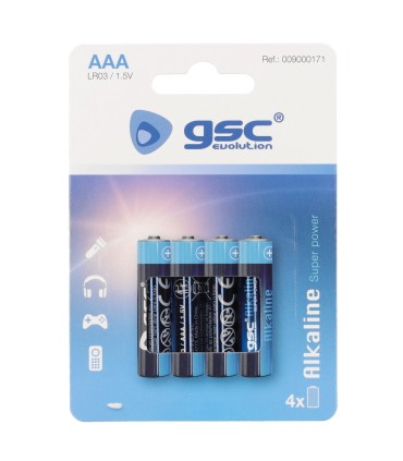 PILAS GSC EVOLUTION ALKALINA AAA LR03 1 5V