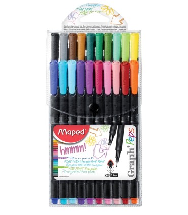ROTULADOR MAPED GRAPH PEPS 20 UNIDADES