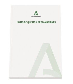 LIBRO HOJA DE RECLAMACIONES JUNTA DE ANDALUCIA NUEVA VERSION 2022 DOHE