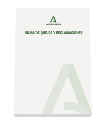 LIBRO HOJA DE RECLAMACIONES JUNTA DE ANDALUCIA NUEVA VERSION 2022 DOHE