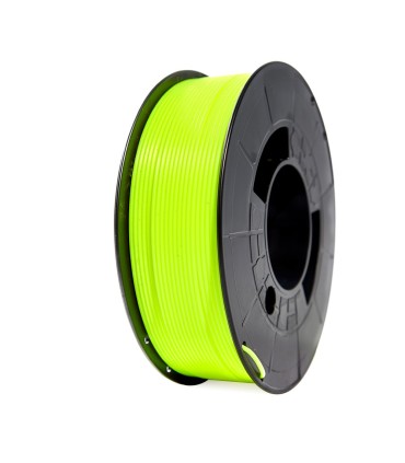 FILAMENTO 3D PLA AMARILLO FLUORESCENTE - DIAMETRO 1,75mm - BOBINA 1kg