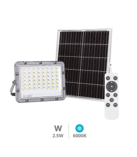 FOCO PROYECTOR LED SOLAR EDARA GSC 2 5W LUZ BLANCA 6500K 420 LUMENES IP65