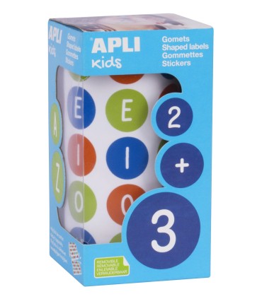 GOMETS VOCALES MULTICOLOR APLI