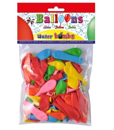BOLSA 100 GLOBOS DE AGUA CP BALLOONS