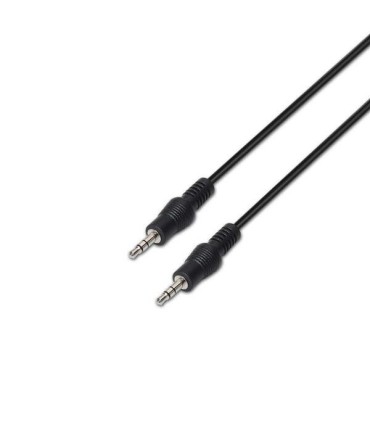 CABLE AUDIO ESTEREO JACK 3 5 MACHO-MACHO AISENS NEGRO - 10 METROS