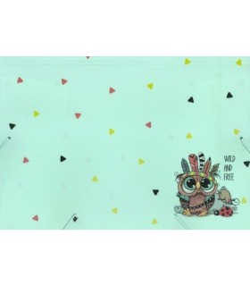 CARPETA GOMAS 3 SOLAPAS WILD AND FREE