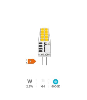 BOMBILLA LED GSC SMD G4 2.2W 12V LUZ BLANCA 6000K 240 LUMENES
