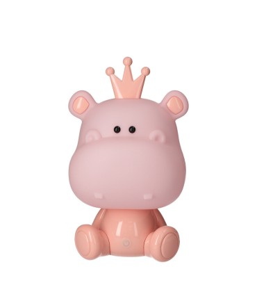 LAMPARA LUZ NOCTURNA - LUZ DE NOCHE LED HOMEPLUSS HIPOPÓTAMO ROSA 3W - 195x185x315mm