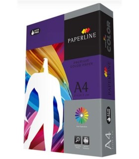 PAQUETE DE 500 FOLIOS 80GR A-4  MORADO PAPERLINE