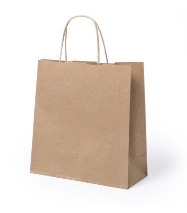 BOLSA PAPEL KRAFT 22x23x9 cm 
