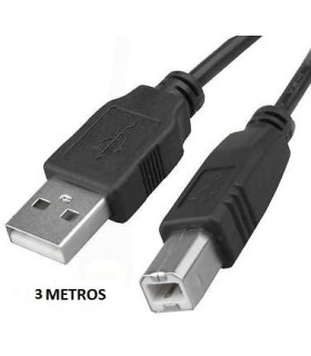 CABLE USB IMPRESORA NANOCABLE - CONECTOR A MACHO-B MACHO 2 0 - 3 METROS