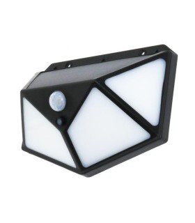 APLIQUE BM LED SOLAR MUSTANG 10W LUZ NEUTRA 4500K 450 LUMENES IP44
