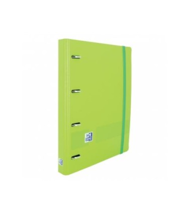 CARPETA 4 ANILLAS OXFORD CON RECAMBIO EUROPEANBINDER + 5X5 VERDE MANZANA