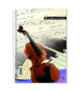 BLOC MUSICA Fº PACSA 16 PENTAGRAMAS 20 HOJAS