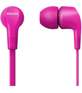 AURICULARES INTRAUDITIVOS PHILIPS TAE1105 ROSAS CON MICROFONO Y CONTROL DE VOLUMEN