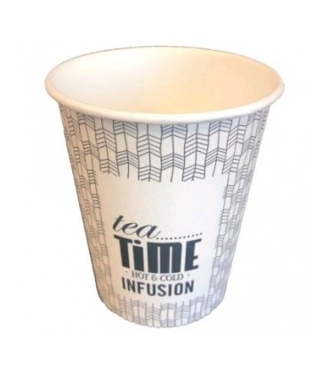 VASO CAFE PAPEL TIME PAQUETE 50 UNIDADES