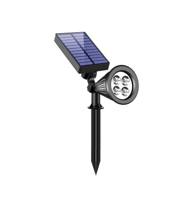 ESTACA SOLAR LED ALEZU GSC 3W LUZ CALIDA 3300K 250 LUMENES - REGULABLE - IP67