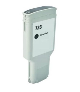 CARTUCHO BM HP COMPATIBLE 728 NEGRO MATE F9J68A-F9J64A-3WX25A 300ml
