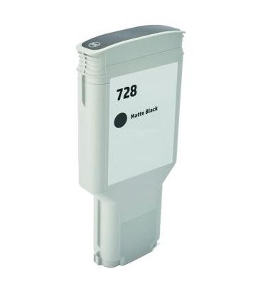 CARTUCHO BM HP COMPATIBLE 728 NEGRO MATE F9J68A-F9J64A-3WX25A 300ml 