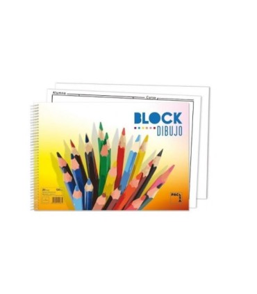 BLOC DIBUJO CON RECUADRO 20 HOJAS 130gr  PACSA