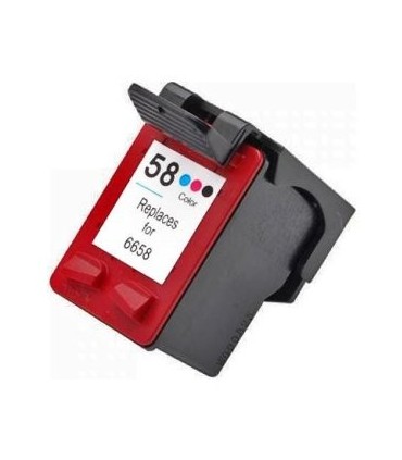 CARTUCHO HP REMANUFACTURADO 58 COLOR PHOTO C6658AE 18ml 