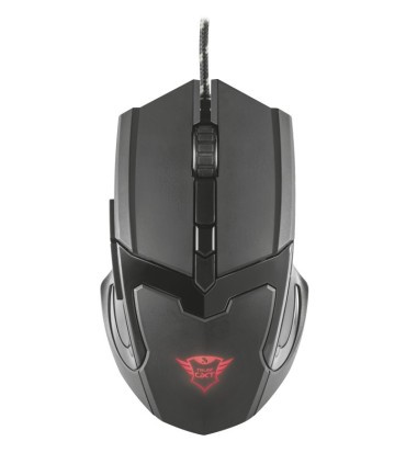 RATON TRUST GAMING GXT 101 NEGRO - USB 4800dpi - USO AMBIDIESTRO - 5 BOTONES - ILUM  LED