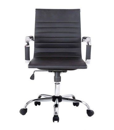 SILLA DE OFICINA EQUIP - GIRATORIA - DISEÑO ERGONOMICO - RESPALDO MEDIO - TAPIZADO ACANALA