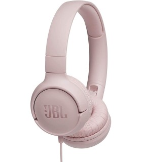AURICULARES CON MICROFONO JBL TUNE 500 ROSAS - PLEGABLES - CONTROL EN CABLE - CABLE 1 2M